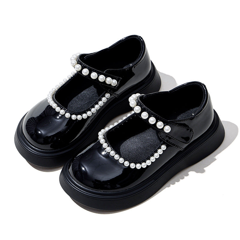 Soft-soled Lolita Children's Small Leather Shoes