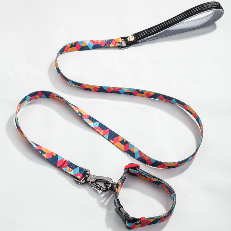 Amazon Pet Collar Neck Collar Dog Walking Rope Small Dog Medium And Large Dog Leash Pet Supplies Dog Leash