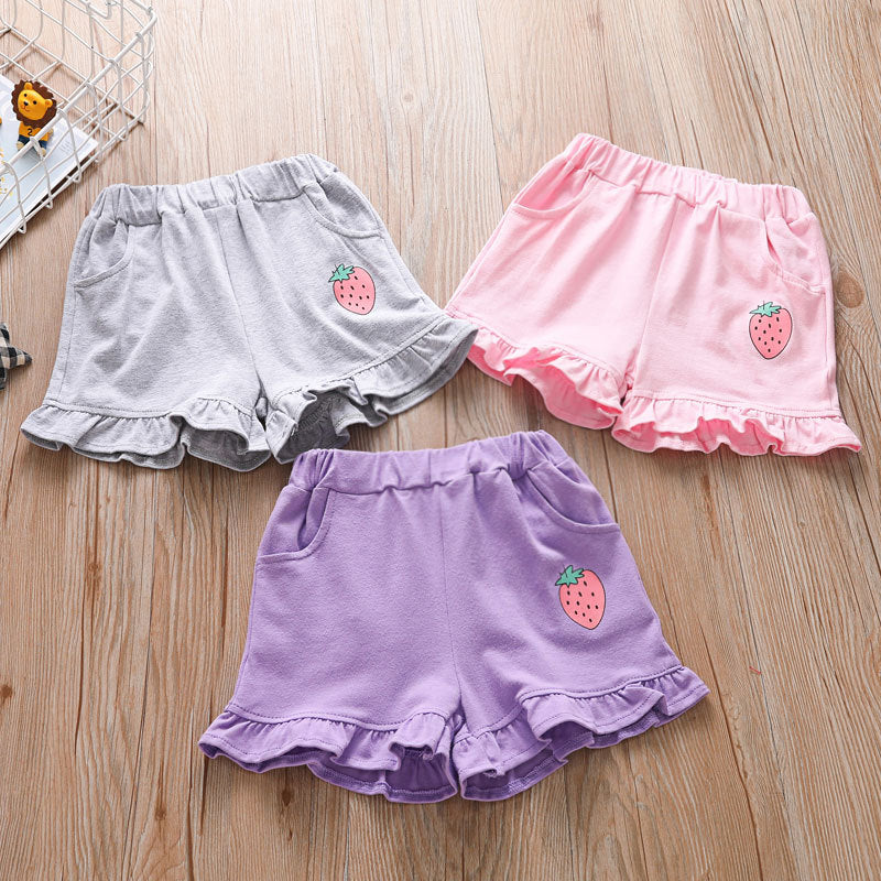 Girls Casual Shorts Beach Pants