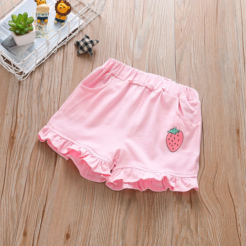 Girls Casual Shorts Beach Pants