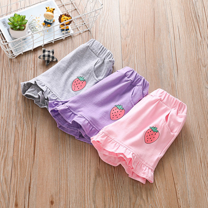 Girls Casual Shorts Beach Pants