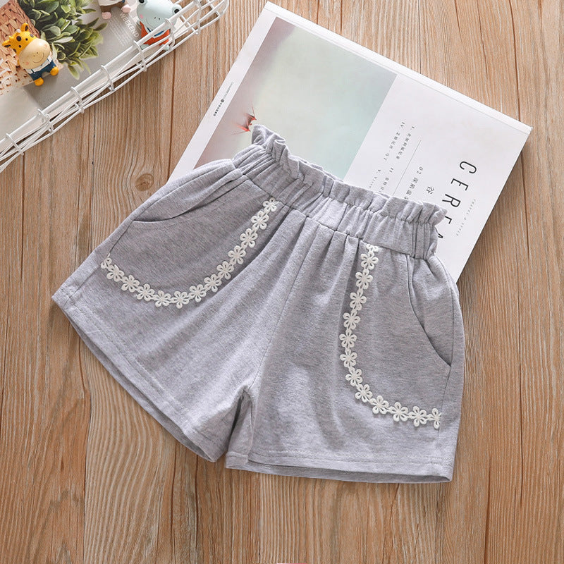 Girls Casual Shorts Beach Pants