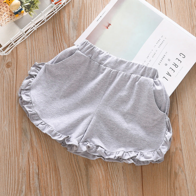 Girls Casual Shorts Beach Pants