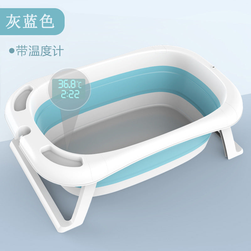 Children's Bath Tub Lying Rack Universal Bath Tub Oversized Lengthened Baby Newborn Products Baby Bath Tub Folding