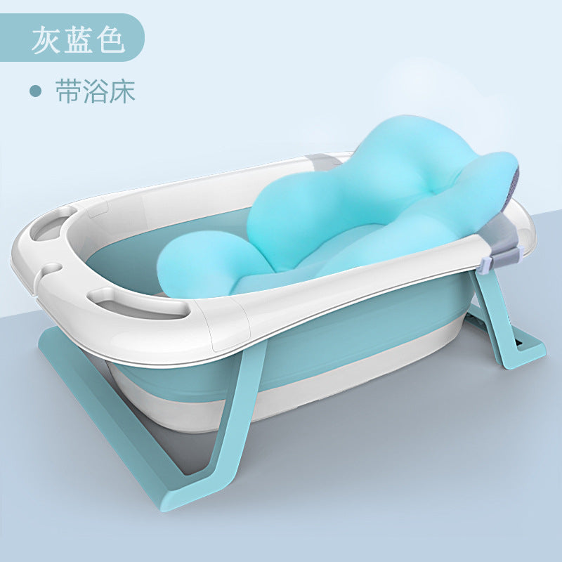 Children's Bath Tub Lying Rack Universal Bath Tub Oversized Lengthened Baby Newborn Products Baby Bath Tub Folding