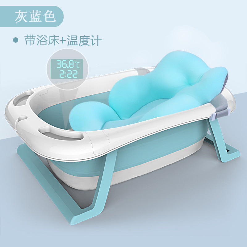 Children's Bath Tub Lying Rack Universal Bath Tub Oversized Lengthened Baby Newborn Products Baby Bath Tub Folding