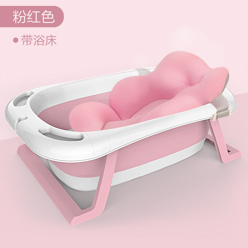 Children's Bath Tub Lying Rack Universal Bath Tub Oversized Lengthened Baby Newborn Products Baby Bath Tub Folding