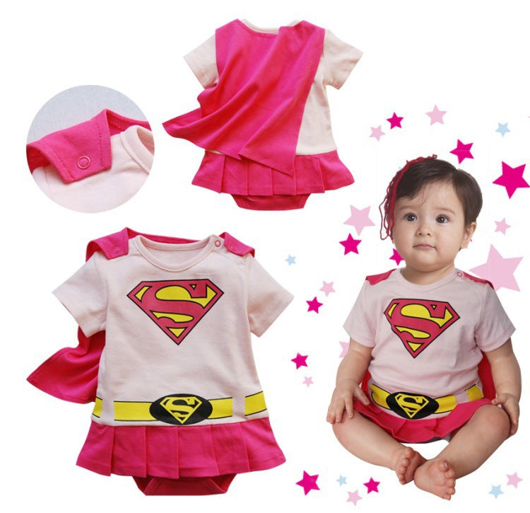 A Generation Of Superman Jumpsuit Batman New Children's Clothes Infant Jumpsuit Hip Clothes Children's Climbing Clothes