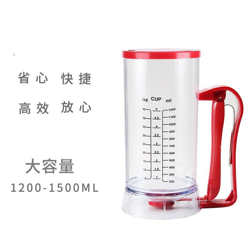 pancake Paste Separator Hand-held Funnel Liquid Separating Pancake Fruit Distributor Electric Blender Cup Drain Noodle Pot