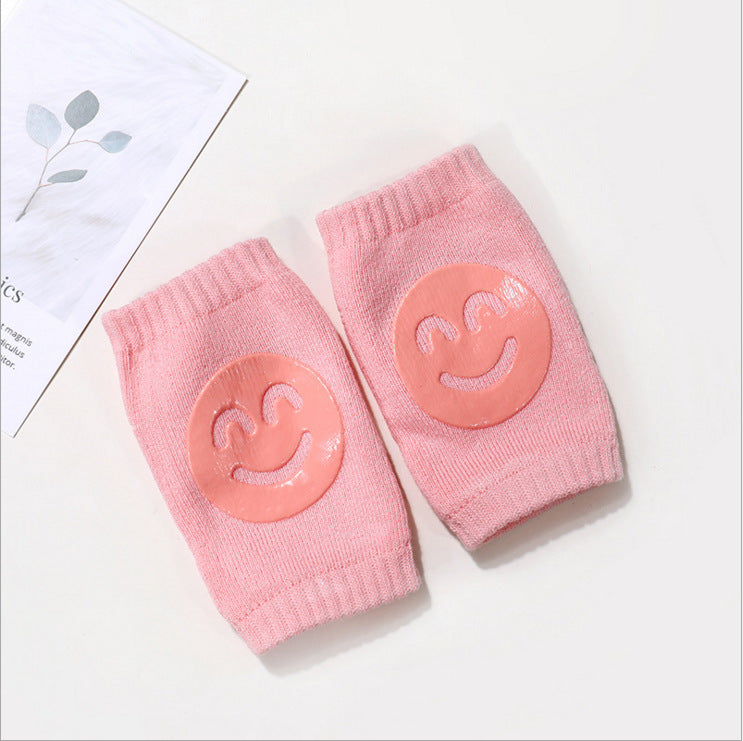 Kids Non Slip Crawling Elbow Infants Toddlers Baby Accessories Smile Knee Pads Protector Safety Kneepad Leg Warmer Girls Boys