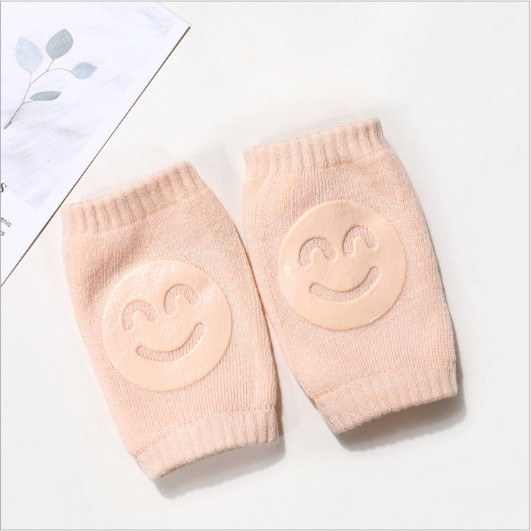 Kids Non Slip Crawling Elbow Infants Toddlers Baby Accessories Smile Knee Pads Protector Safety Kneepad Leg Warmer Girls Boys