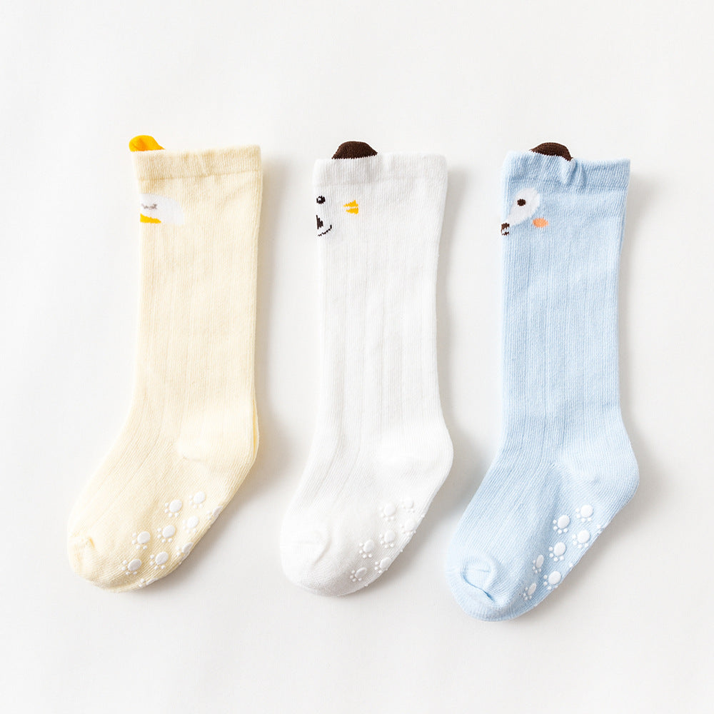 Spring and autumn cartoon dispensing baby socks