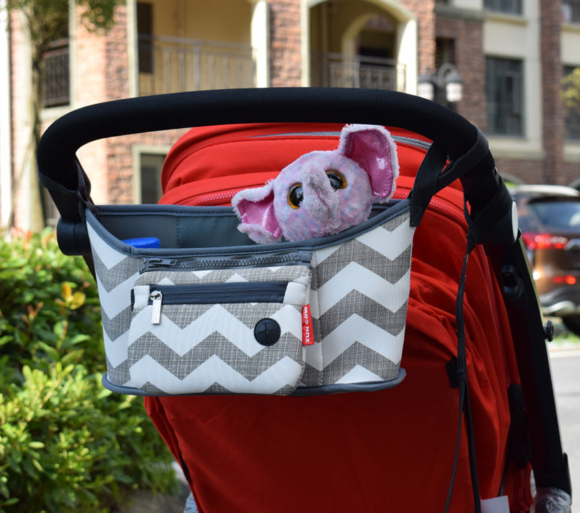 Baby Stroller Hanging Bag, Feeding Bottle, Water Cup, Diaper Storage Hanging Bag