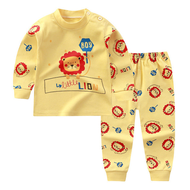 Autumn And Winter Pajamas, Baby Autumn Clothes, Long Trousers, Girls' Home Clothes, Long Sleeves