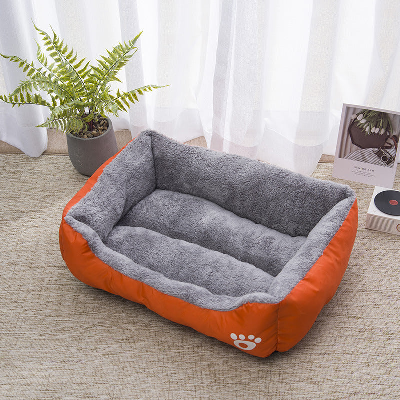 Dog Bed Super Soft Pet Sofa Cats Bed, Non Slip Bottom Pet Lounger, Size XL 70 * 55cm, Self Warming and Breathable Pet Bed Premium Bedding