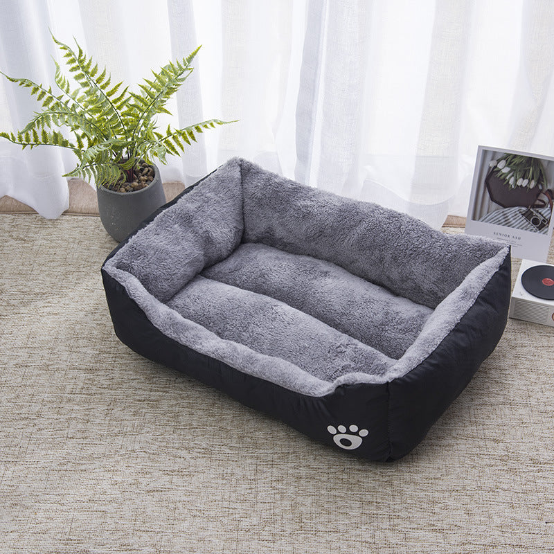 Dog Bed Super Soft Pet Sofa Cats Bed, Non Slip Bottom Pet Lounger, Size XL 70 * 55cm, Self Warming and Breathable Pet Bed Premium Bedding