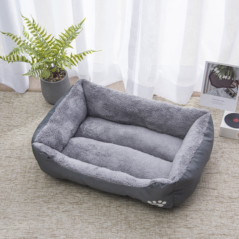 Dog Bed Super Soft Pet Sofa Cats Bed, Non Slip Bottom Pet Lounger, Size XL 70 * 55cm, Self Warming and Breathable Pet Bed Premium Bedding