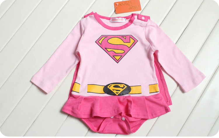 A Generation Of Superman Jumpsuit Batman New Children's Clothes Infant Jumpsuit Hip Clothes Children's Climbing Clothes