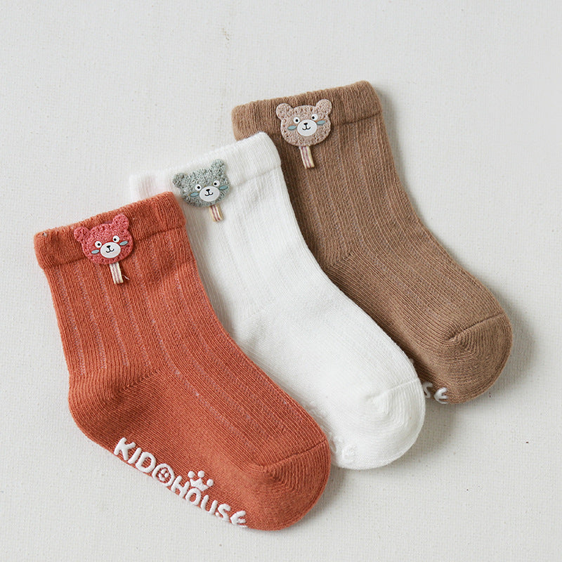 Cotton Baby Socks, Baby Non-slip Floor Socks