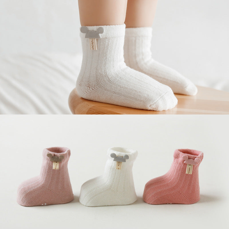 Cotton Baby Socks, Baby Non-slip Floor Socks