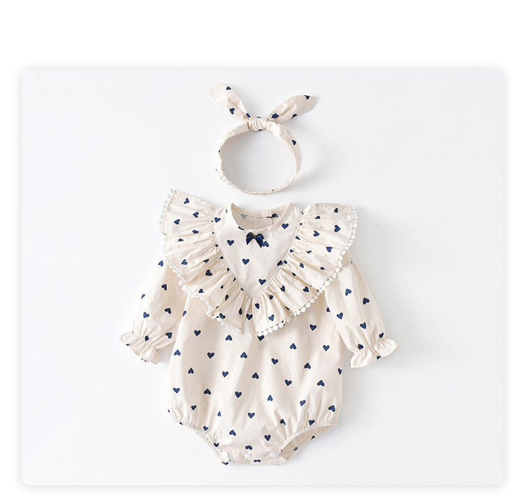 Long-sleeved Baby One-piece Cotton Crawling Suit