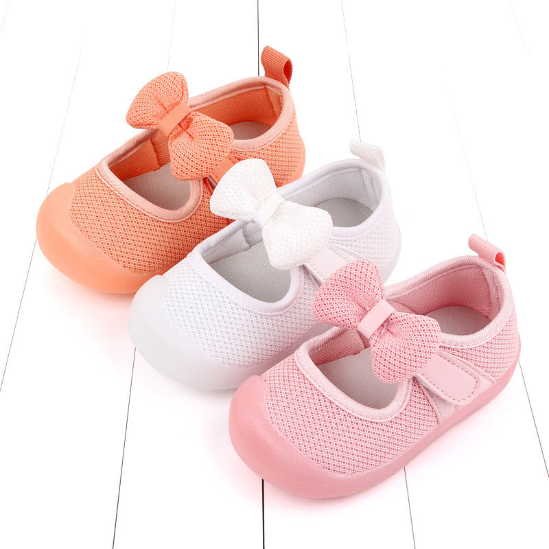 New Baby Girl Shallow Mouth Princess Toddler Shoes