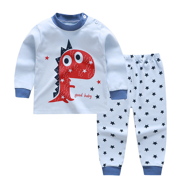 Autumn And Winter Pajamas, Baby Autumn Clothes, Long Trousers, Girls' Home Clothes, Long Sleeves