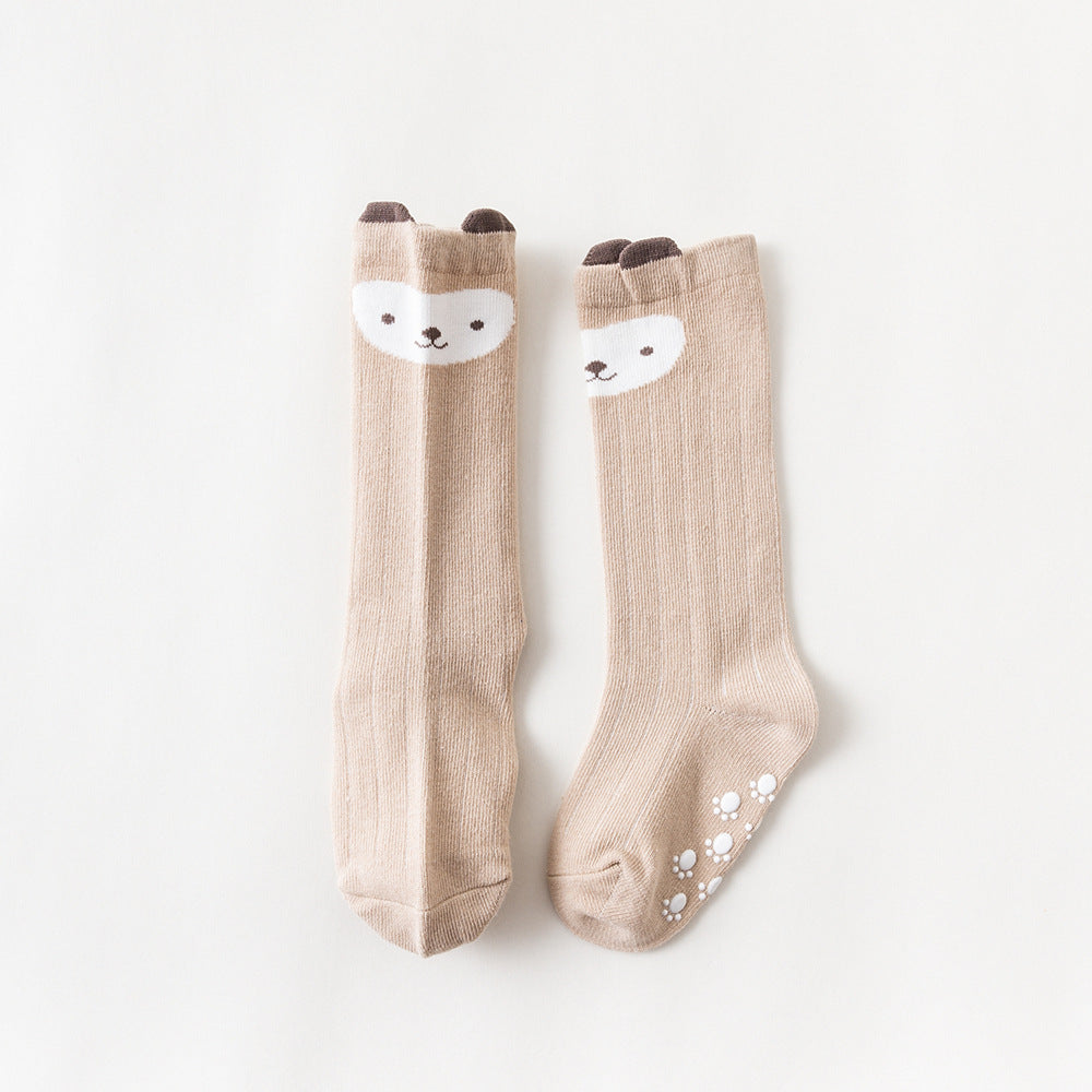 Spring and autumn cartoon dispensing baby socks