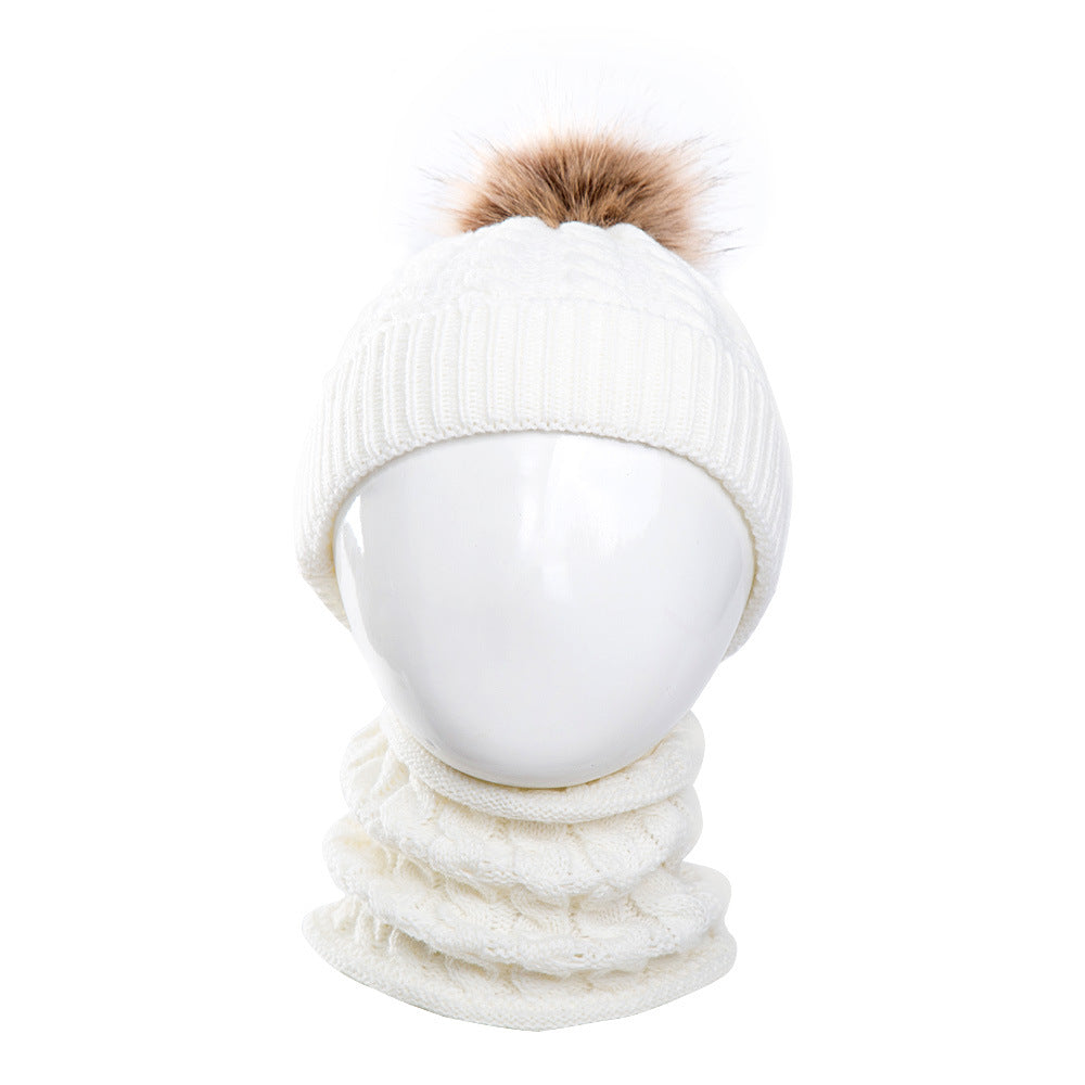 Baby Warm Woolen Cap Toddler Hat Baby Girls Boys Winter Warm Knitted Wool