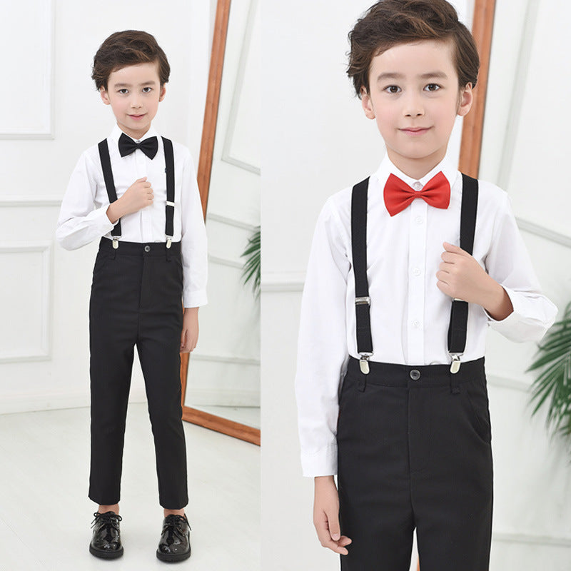 Children's Trousers Boys Black Suit Pants