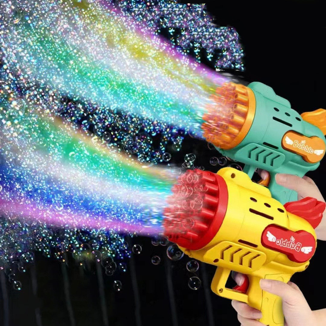 Luminous Bubble Gun Gatling Electric Children's Small Toys