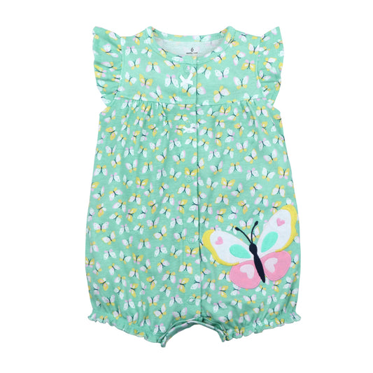 Short-sleeved Boxer Romper Baby Cotton Jumpsuit