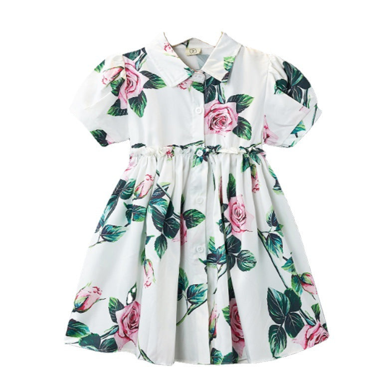 Flower Dress Princess Dress Children's Wear