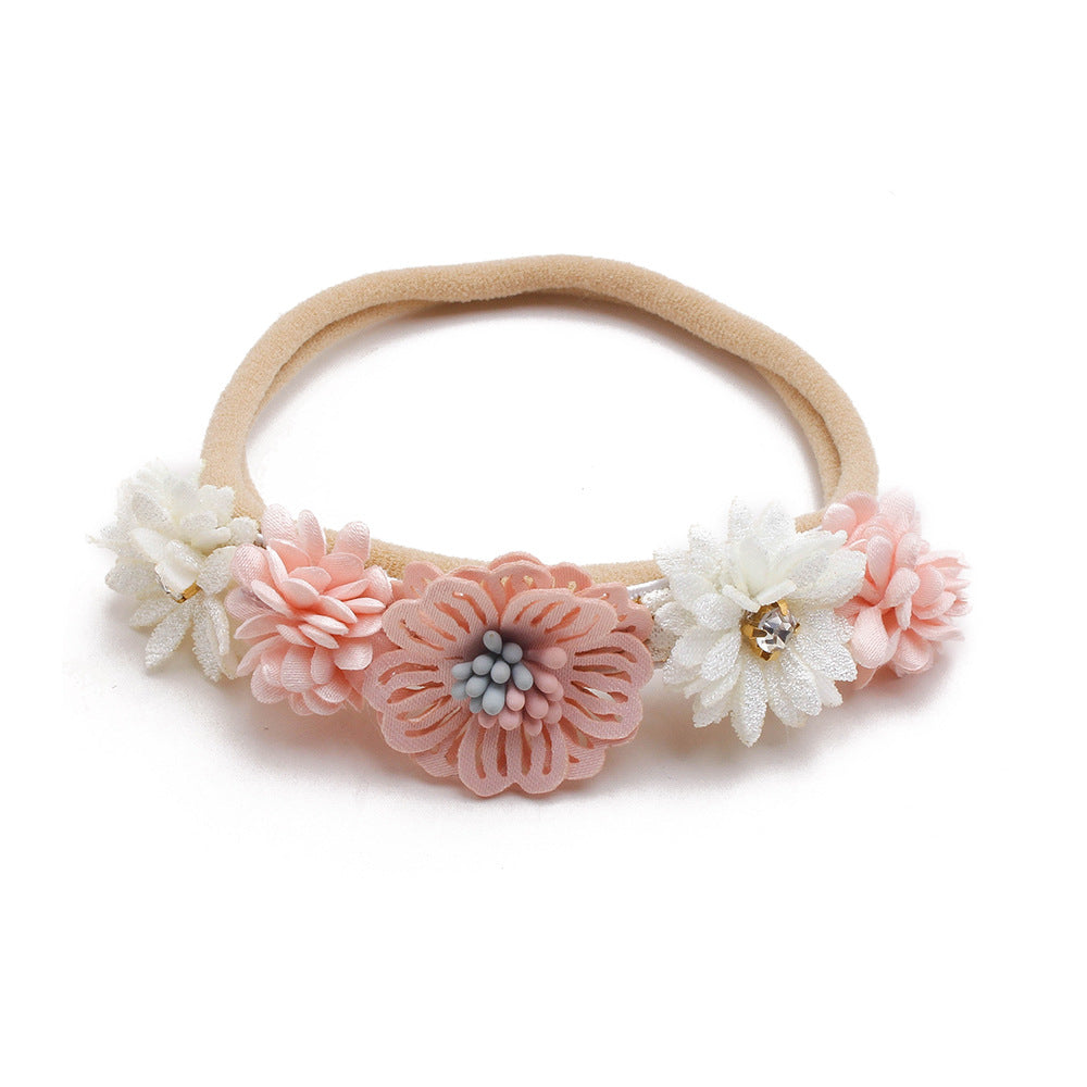 Hair Band Beige Pearl