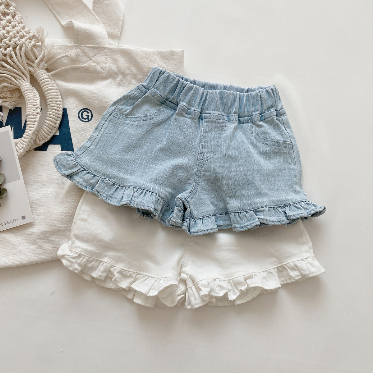 Girls Denim Shorts Hot Pants Baby Children's Pants