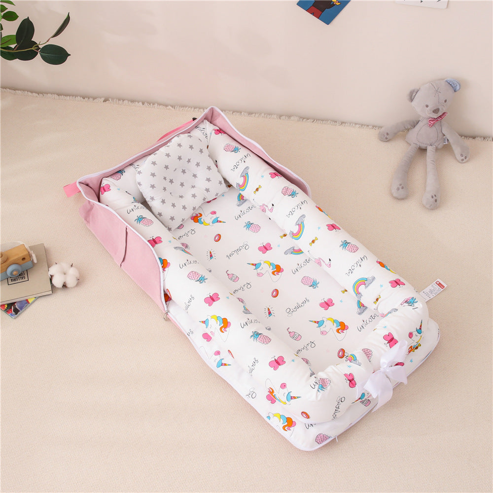 Portable baby nest bed baby cot