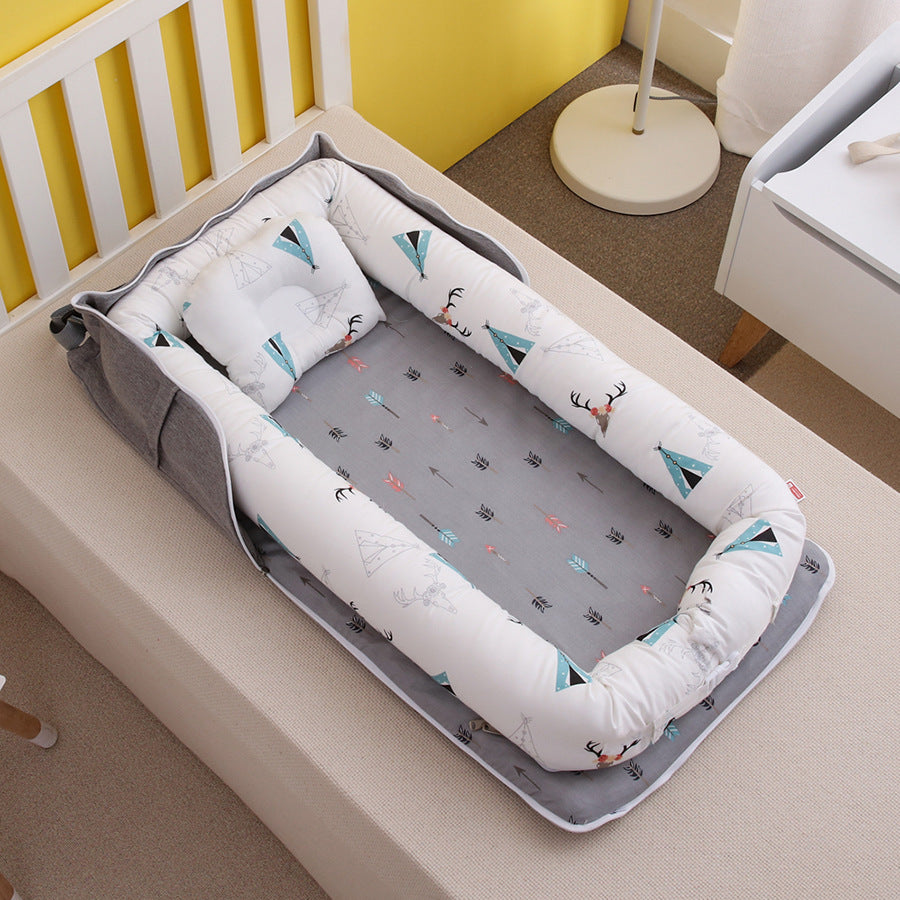 Portable baby nest bed baby cot