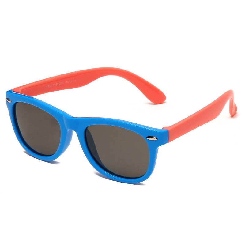 Silicone UV Sunglasses Polarized Children Sunglasses Baby Glasses