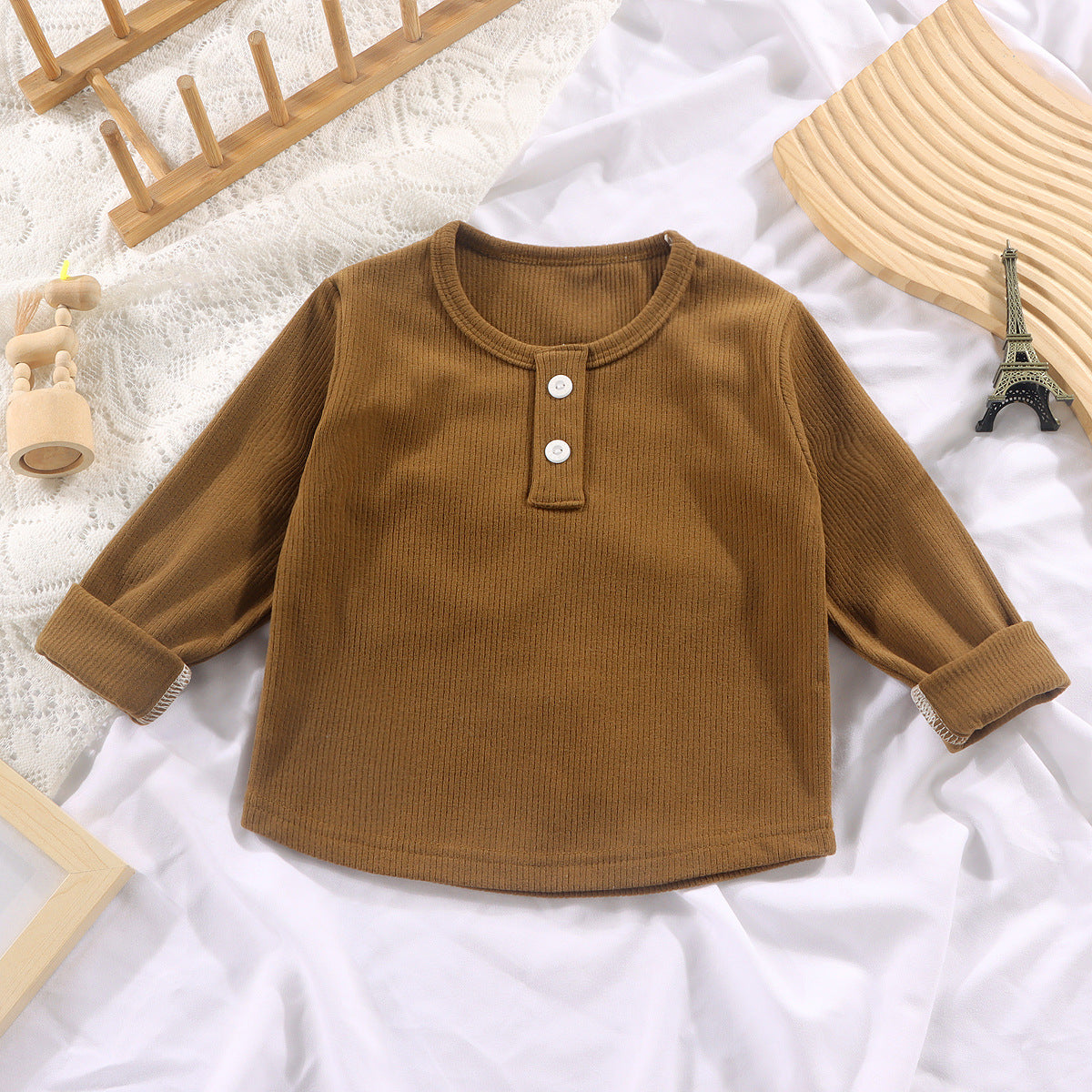 Baby Long Sleeve All-match Top One-piece