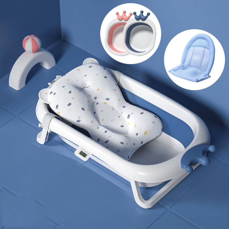 Baby Bath Tub Baby Folding Tub Newborn Children Sitting And Lying Household Large Bath Tub Children's Products