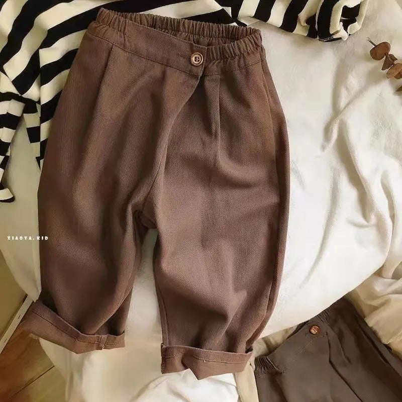 boys Casual Pants Baby Loose Harem Pants Trendy Long Pants