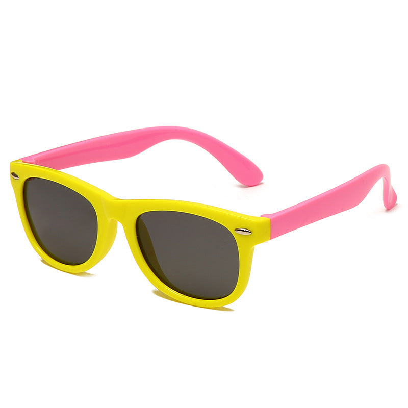 Silicone UV Sunglasses Polarized Children Sunglasses Baby Glasses