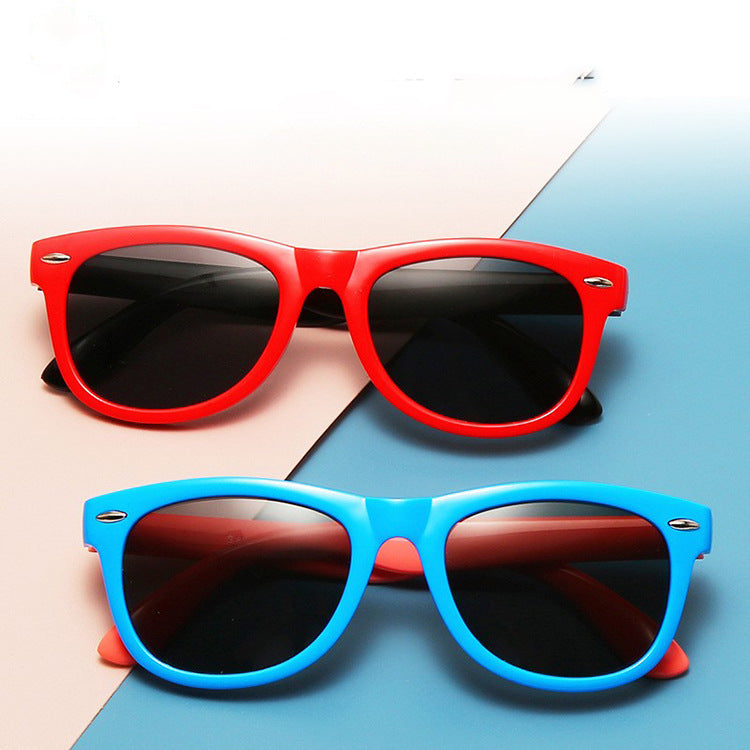 Silicone UV Sunglasses Polarized Children Sunglasses Baby Glasses