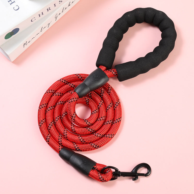 Pet Leash Explosion-proof Dog Leash Reflective Round Rope Dog Leash Leash Handless Leash Leash Cross-border Exclusive dog belt