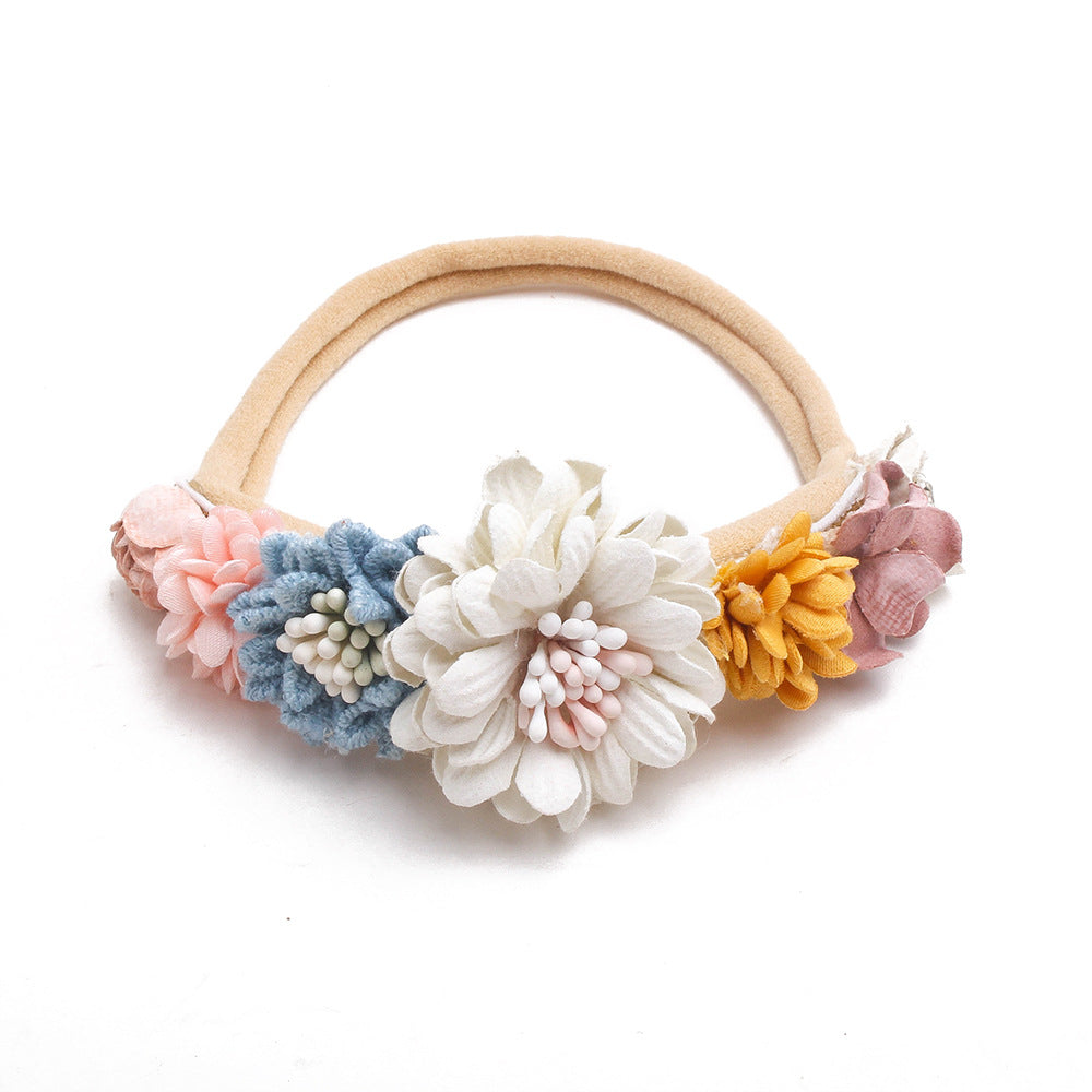 Hair Band Beige Pearl