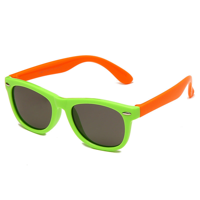 Silicone UV Sunglasses Polarized Children Sunglasses Baby Glasses