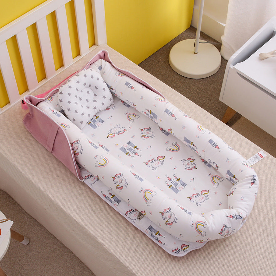 Portable baby nest bed baby cot