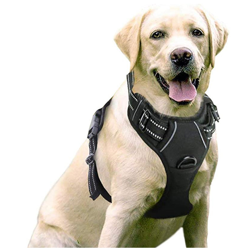 Dog Traction Rope Size Medium-sized Dog Chest Strap Anti-break Burst Dog Rope Reflective Vest Type Manufacturer Pet Rope