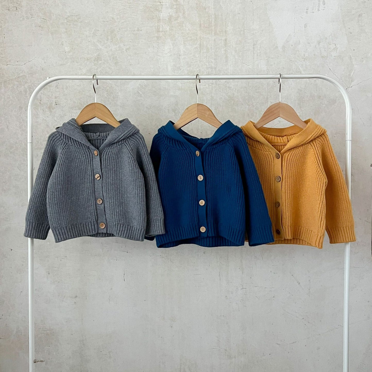 Sweater Boy Pure Cotton Hooded Jacket Autumn And Winter Pure Cotton Sweater Cardigan