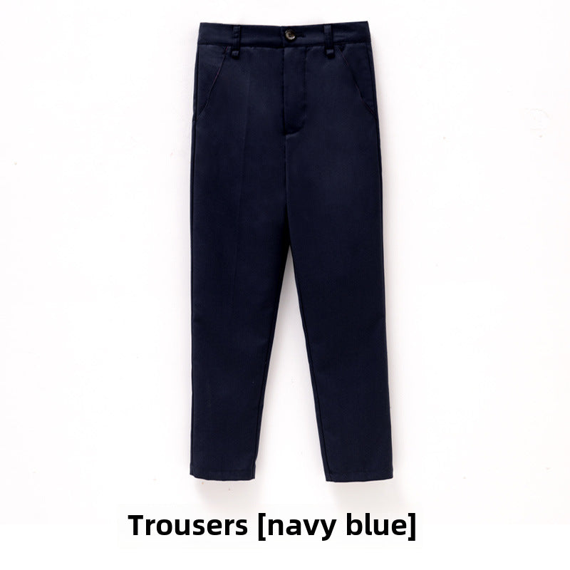 Children's Trousers Boys Black Suit Pants